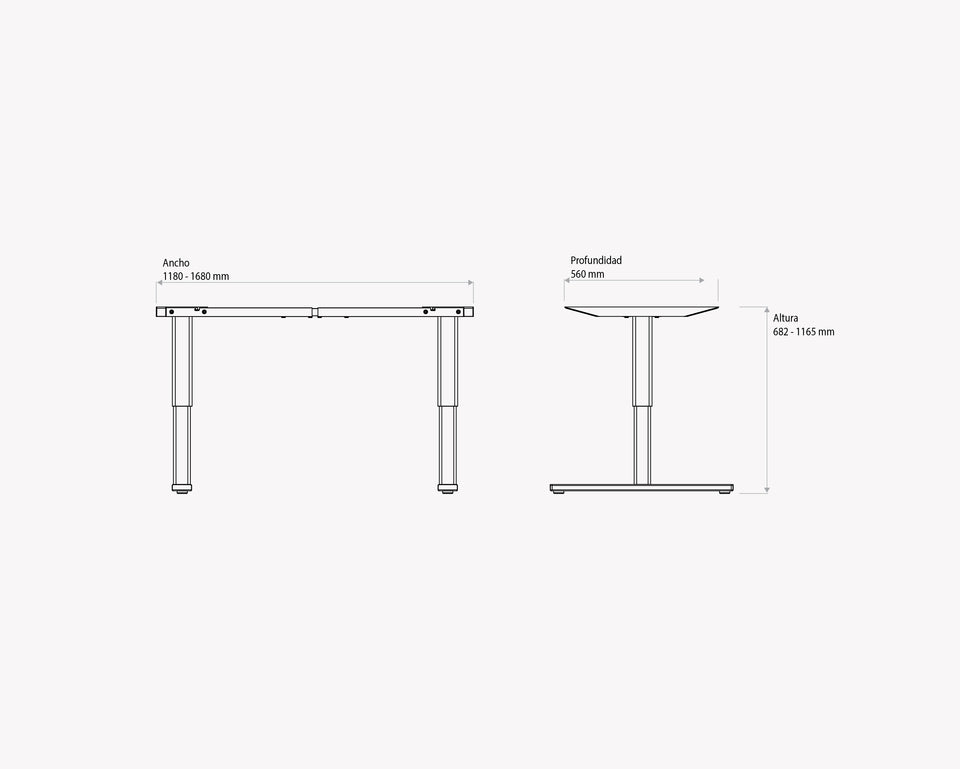 Escritorio elevable DSK-F1