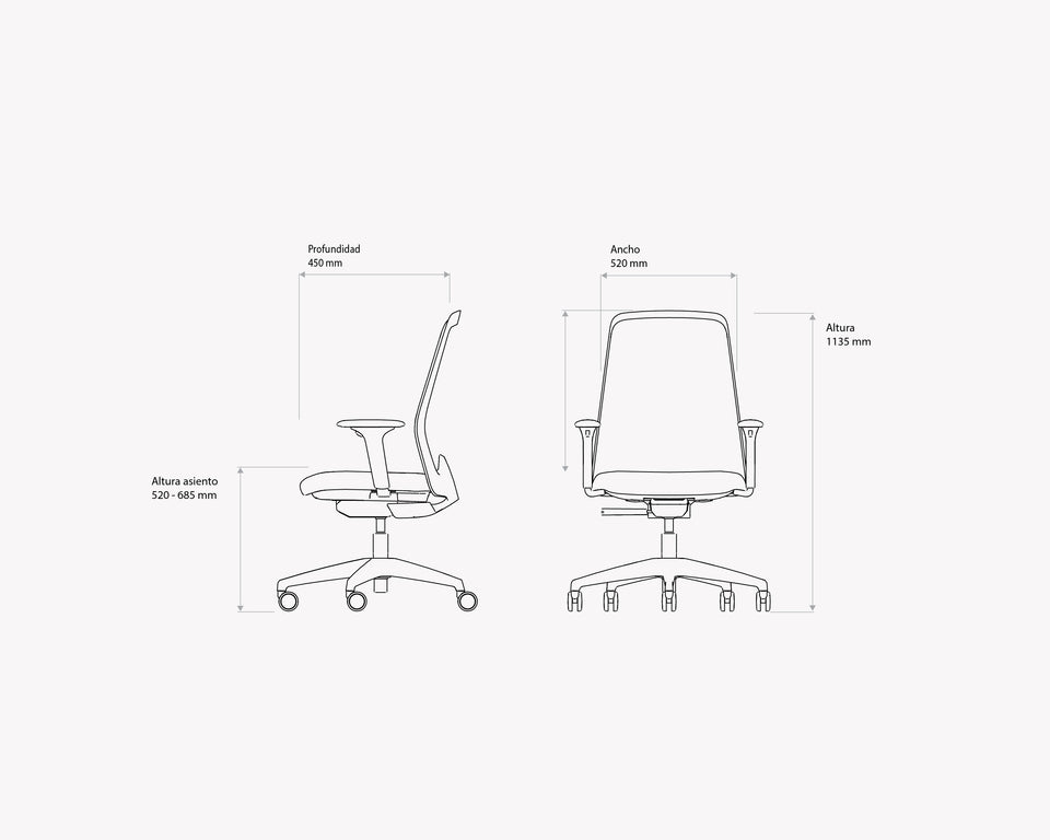 Silla ergonómica Every 177